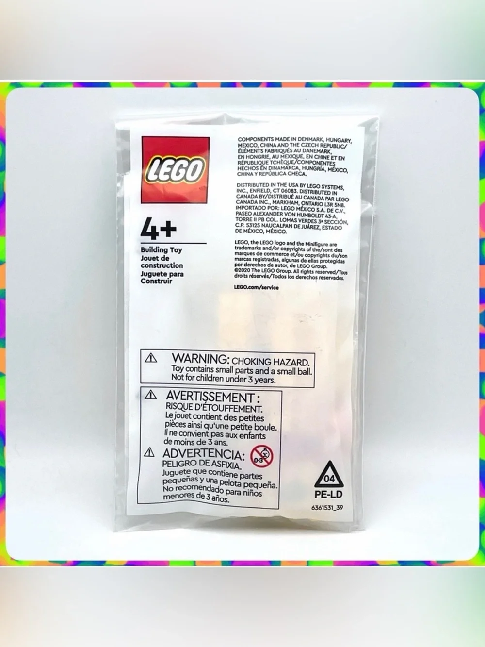 New Sealed LEGO BLUEY Duck Cake 32 pcs Promo Set 6601204 Barnes And Noble GWP